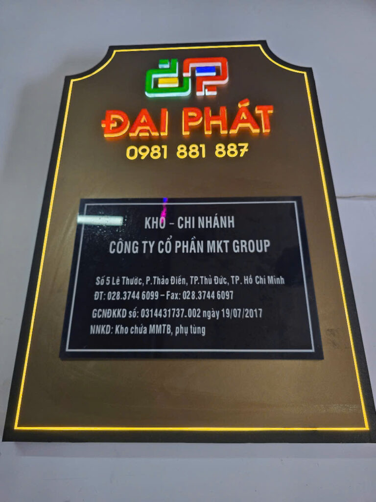 Bảng tên công ty Mica